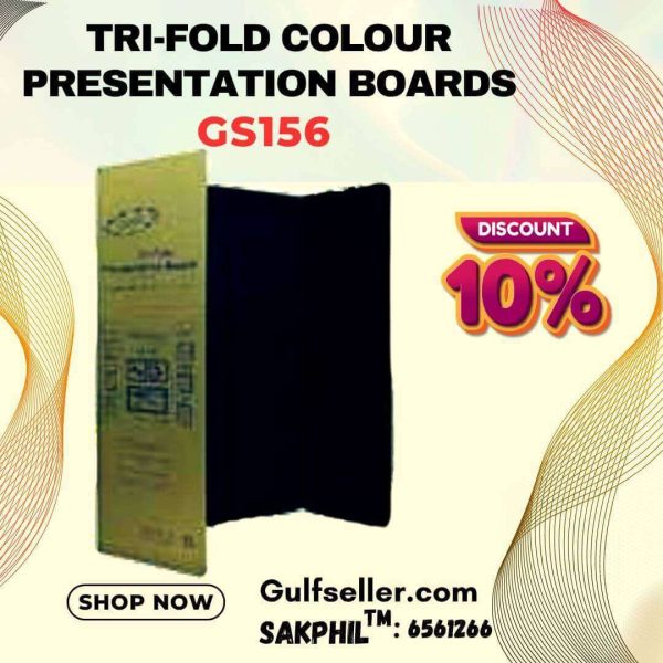 GS156 SAKPHIL Trifold Colour Presentation Boards For School Projects