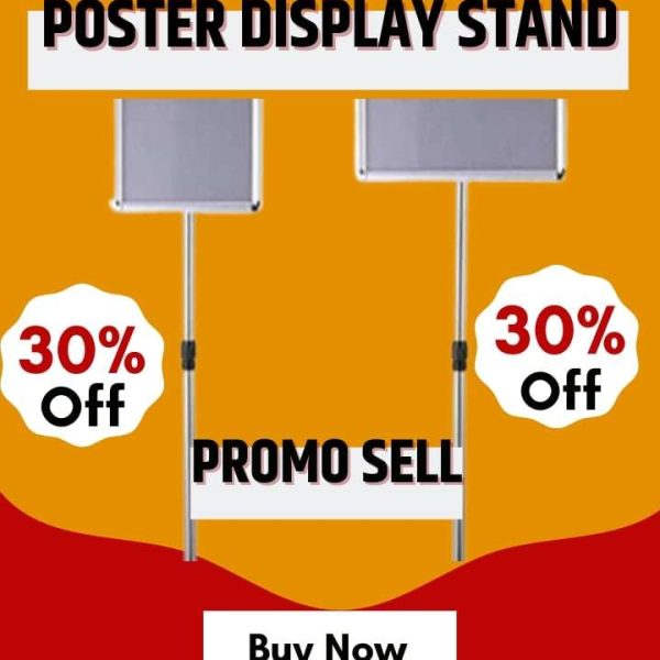 Floor Poster Display Floor Stand -A4/A3 Size