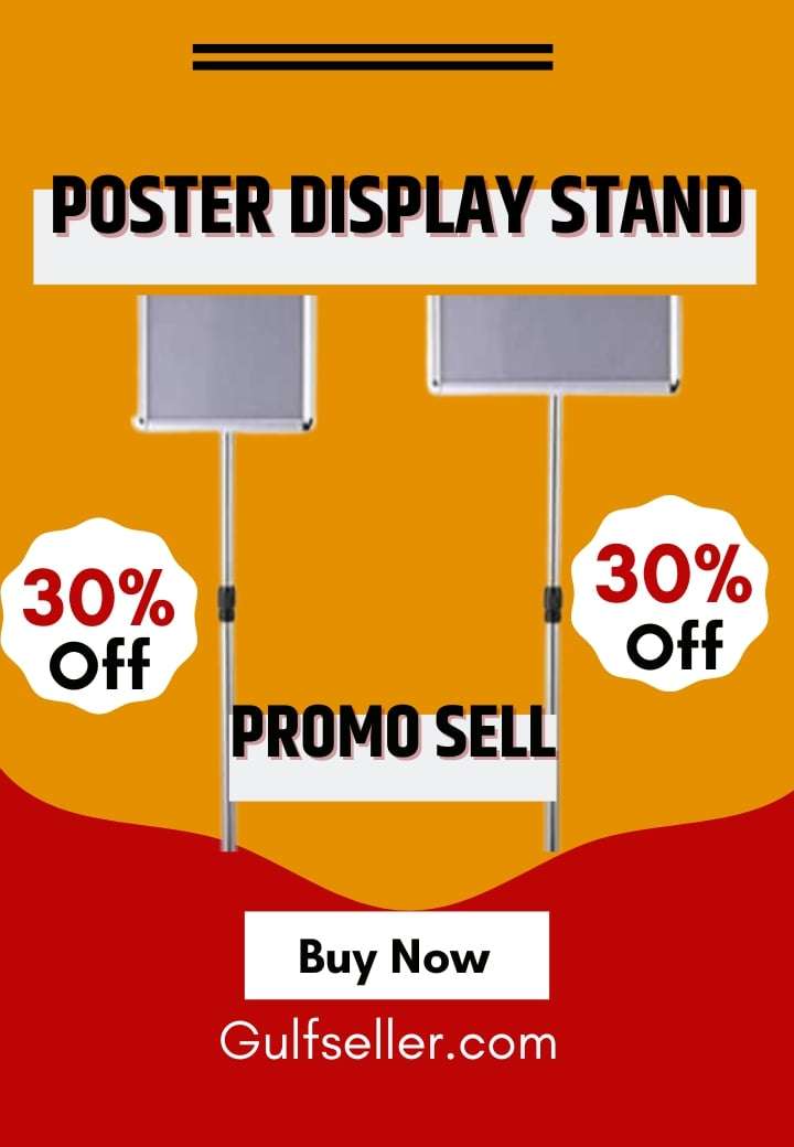 Floor Poster Display Floor Stand -A4/A3 Size