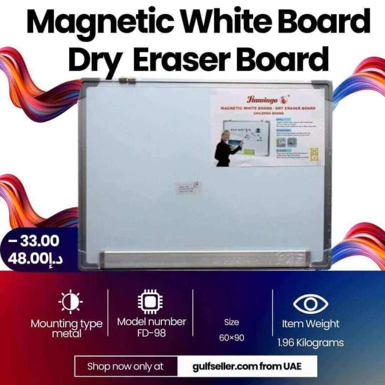 Magnetic White Board Dry Erase Board (60x90)