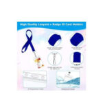 GS116 5 Pack Colorful Lanyard with Waterproof ID Card Holder - Image 4