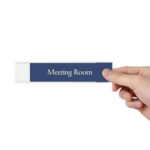GS174 1 Pack Best Name Plate Holder, Wall Mount Office Door Name Plate Holder for Meeting Room