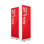 GS179 SAKPHIL Roll Up Banner Stand | Retractable Aluminum Alloy Banner Stand Sign Holder with Carry Bag - Image 3