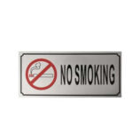 GS184 Metal No Smoking Stickers | No Smoking Sign Board Signage Sticker