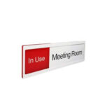 GS185 Office Signage Occupied Sign Slider Door Indicator Open Closed Sign Message Board Acrylic Open - Image 3