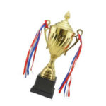 GS131 Toyvian Gold Trophy Metal Trophy Awards Cup