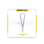 GS119 50Pcs Green Lanyard Badge Lanyards with Swivel Hook - Image 2