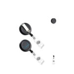 GS120 5Pcs Retractable Name Badge Holder Reel with Belt Clip Badge - Image 2