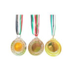 GS129 Set of 3 Standard Medals: Gold, Silver and Bronze - Image 3