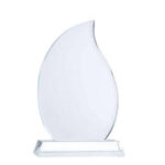 GS138 Giftex Flame shaped Crystal Trophy Award (15cm) - Image 3
