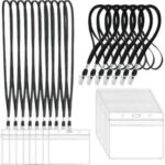 GS121 Sakphil Clear ID Badge Holder with Lanyard