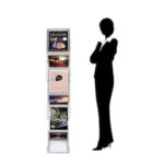 GS126 SAKPHIL Aluminum Foldable Literature/Magazine Leaflet Flyer Holder - Image 4