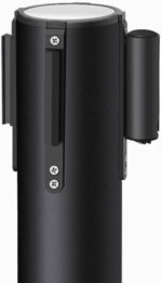 GS203 SAKPHIL (2 Pcs) Black Retractable Crowd Control | Barriers Queue Barrier | Belt Stanchion Safety Barriers | Security Pole Posts | Stands Stainless Steel | 2m Belt - Image 7