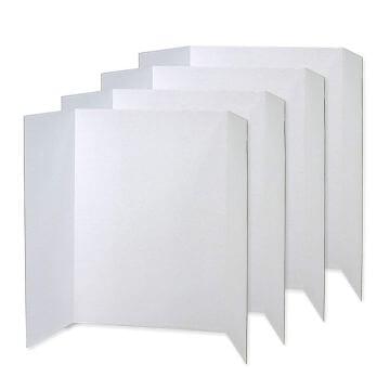 GS169 Tri-Fold Presentation Board | Small Size 28"x40" (70cm x100cm) - Image 1
