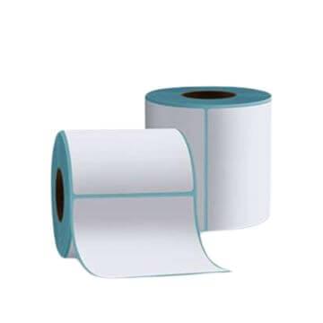 GS111 50mm x 30mm White Food Labels for Catering Food Jars Sticky Stickers - Image 1
