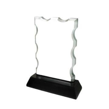 GS133 Crystal Award - Ready Printing with box (18cm x 24cm) - Image 1